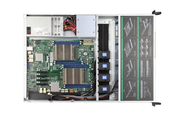 SMT16504 Serisi 1U Rackmount Sunucu Kasası - Görsel 4